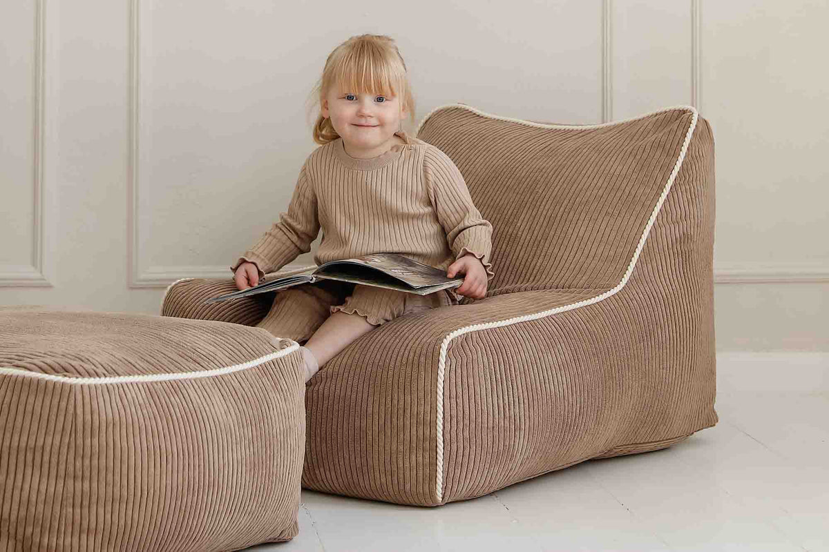 Kumo Chair Corduroy Chocolate