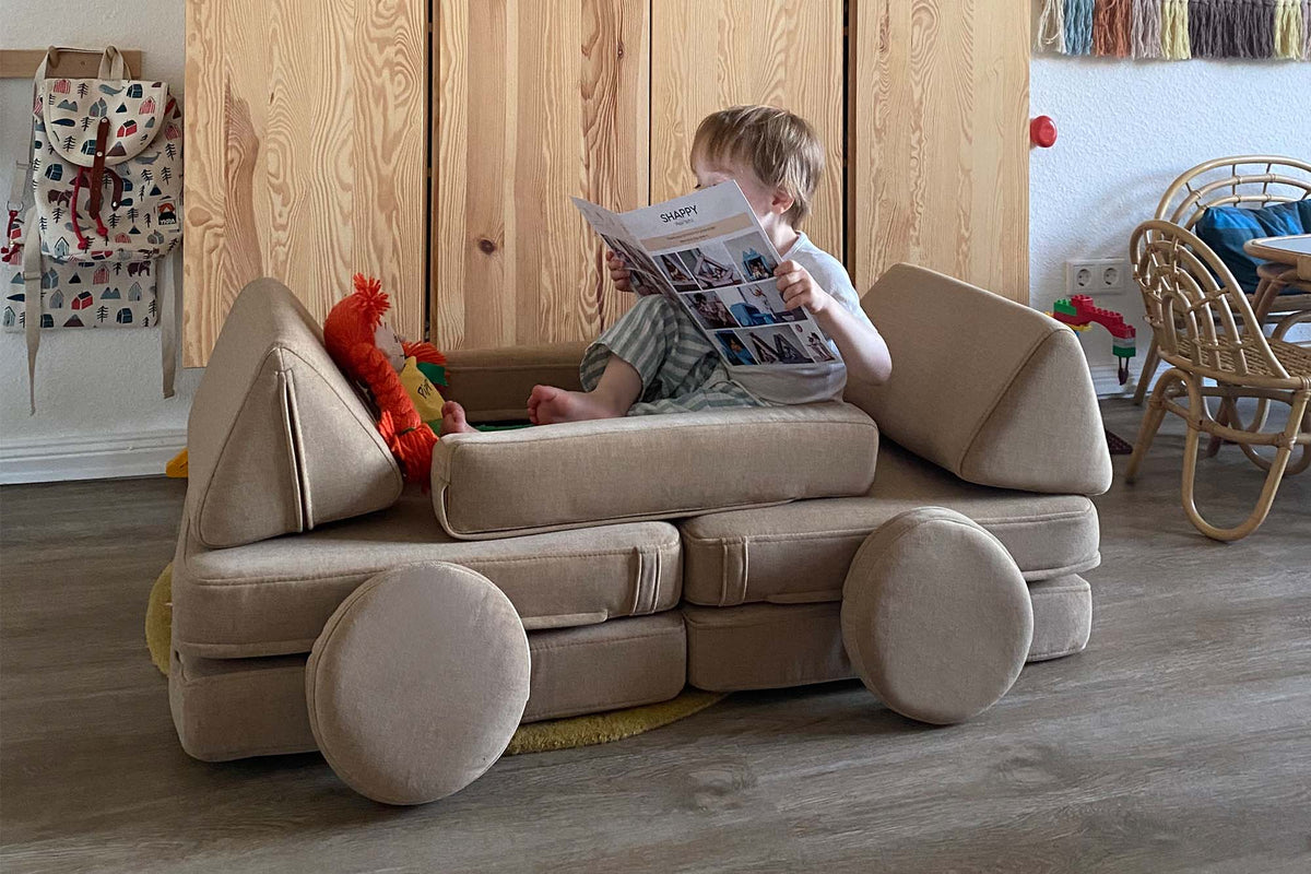 Shappy Original Play Sofa Mini Camel