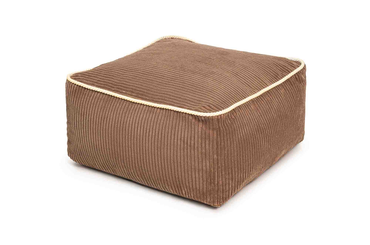 Kumo Ottoman Corduroy Chocolate